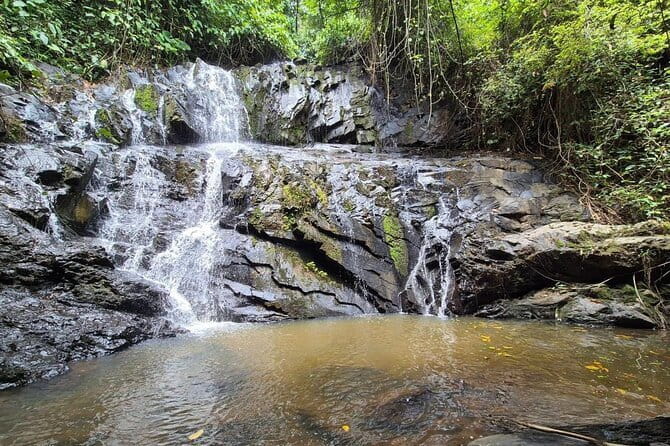 4 Element Day with Zipline Adventure Expedition - Walking through the forest to Ton Ao Yon Waterfall