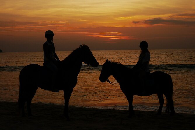 Beach Horse Riding At Sunset In Phuket - Sunset views and photo opportunities