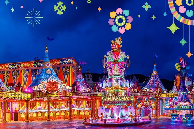 Carnival Magic Phuket Tickets - Arrive early for the themed zones
