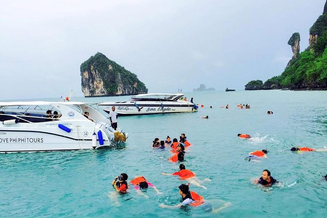 Day Tour from Phuket to 4 Islands in Krabi by Ferry & Speedboat - Koh Poda, the day’s best beach break
