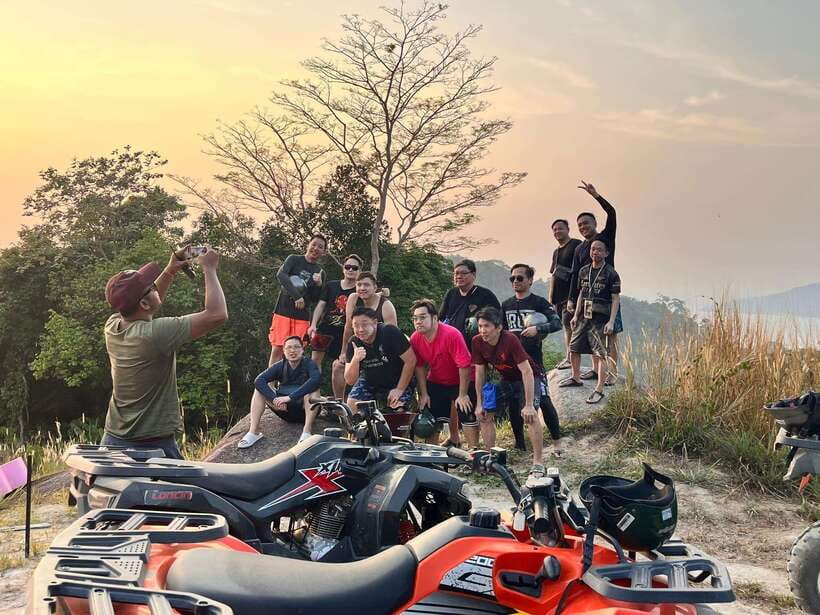 From Phuket: ATV Scenic Routes with Karon and Patong Views - From plantations to beach viewpoints