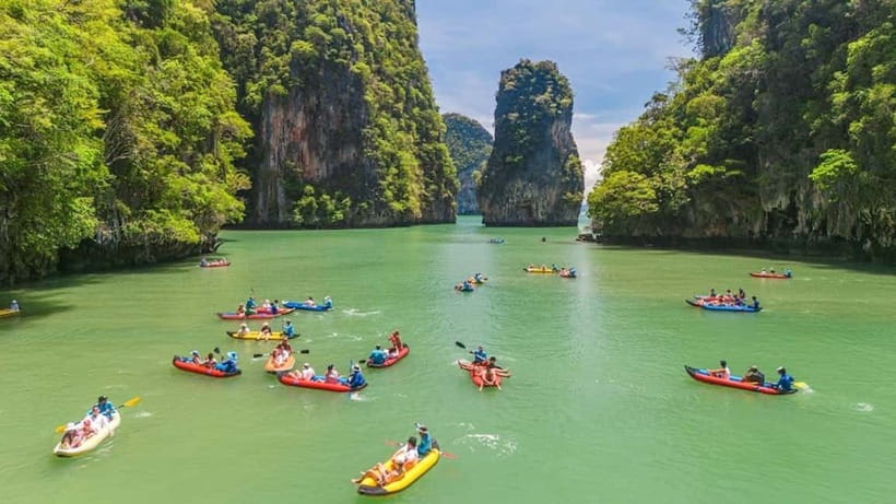 From Phuket : James Bond Island by Bigboat & Canoe Adventure - Lunch aboard the boat