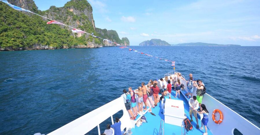 From Phuket: Snorkeling Ferry Cruise to Phi Phi Islands - Beach time on Phi Phi Don