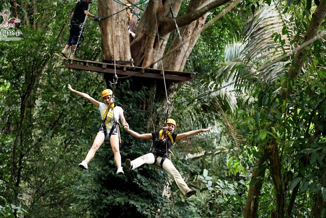 Hanuman World Phuket: Zipline & Canopy Thrills - The zip lines, bridges, and abseils