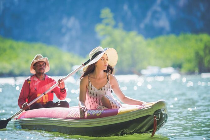 Jame Bond, Panyee Island, Hong Island and Naka Island by Speedboat From Phuket - Hong Island: cliffs, lagoon, and canoe country