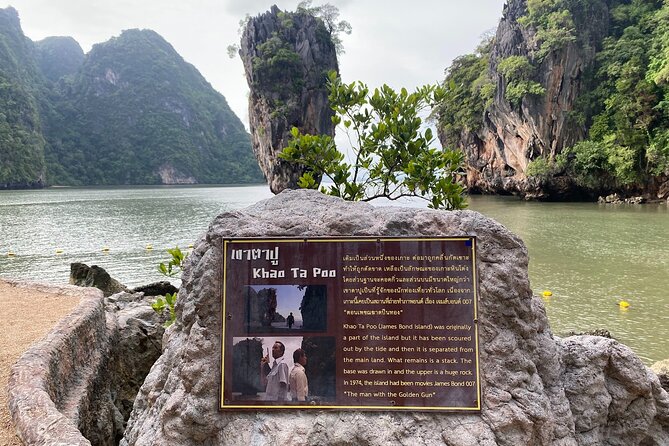 James Bond Island by Big Boat with Canoeing - James Bond Island and the famous limestone pinnacle