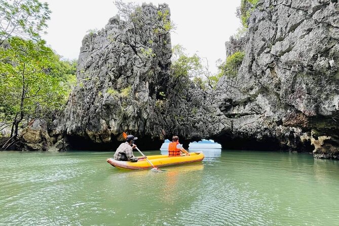 James Bond Island Canoeing 7 Point 5 Island By Speedboat From Phuket - Ko Nakha Noi finishes with beach time
