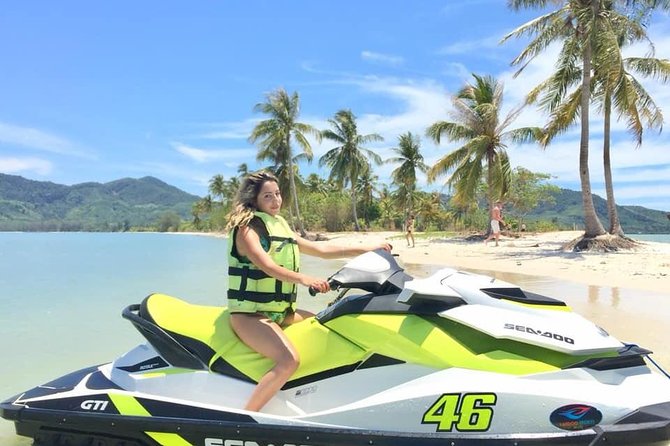 Jet Ski Tour Phuket - Koh Yao’s white sand and palm trees