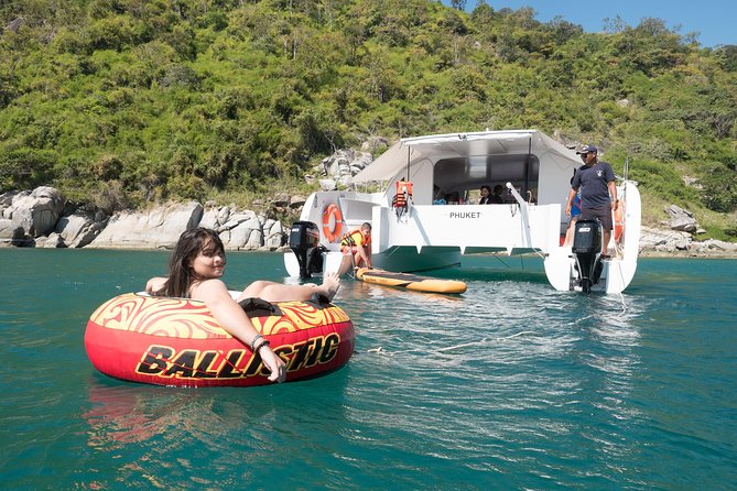 New Power catamaran for Phang Nga and Phi Phi island excursions - Choosing between Phi Phi, Phang Nga, and the Racha islands