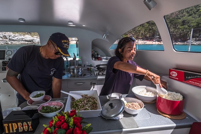 New Power catamaran for Phang Nga and Phi Phi island excursions - Phang Nga: caves, kayaking, and James Bond Island