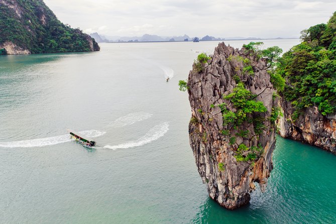 Phang Nga Bay Day Trip from Phuket by Speedboat - Talu Island by canoe and through the caves