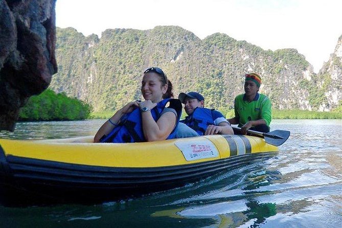 Phang Nga Bay (James Bond Island) & Monkey Cave · by Long tail Boat - Lunch at Panyee, the Muslim fishing village