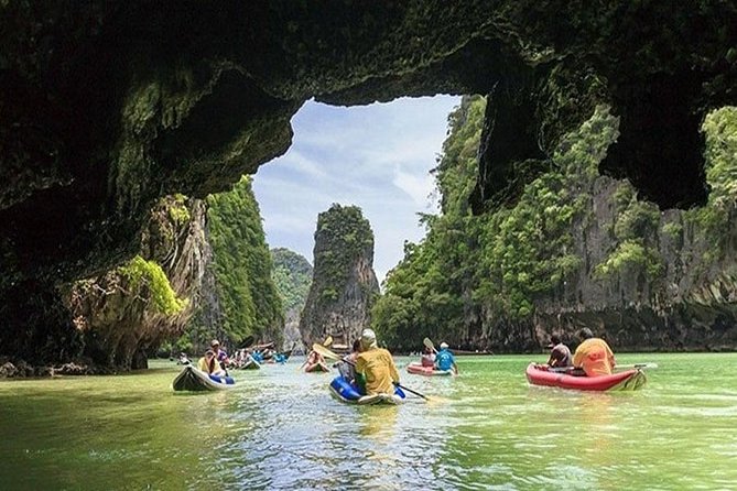 Phang Nga Bay Premium Trip Speed Boat Tour - The sunset canoe ride