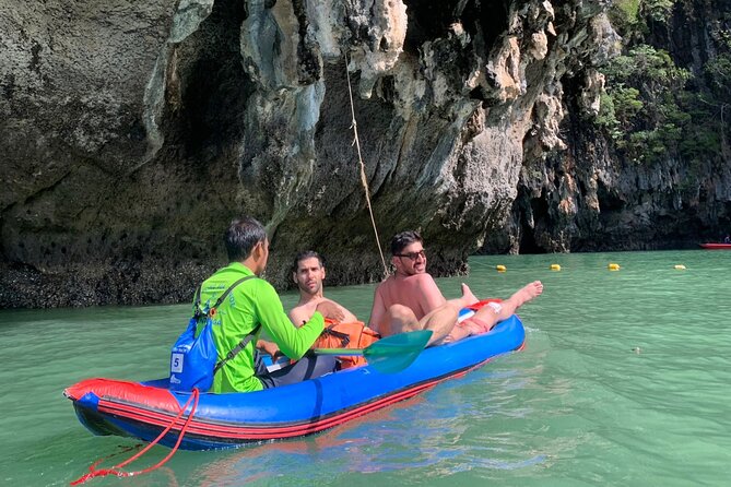Phi Phi and James Bond Private Boat Tour - Pileh Lagoon for swimming and floating