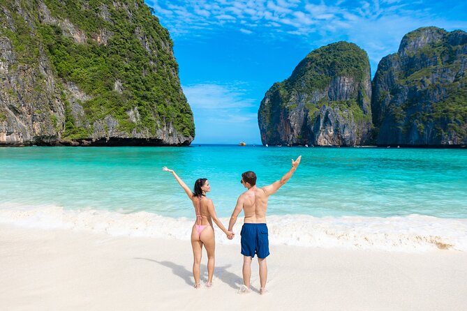 Phi Phi & Bamboo Island Full Day Tour by Premium Speed-Catamaran - Pileh Lagoon for swimming and cliff views