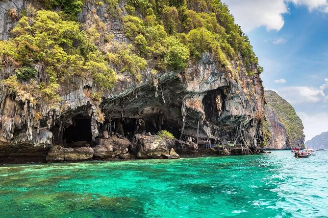 Phi Phi & Bamboo Islands Snorkeling Tour w/ Fins by Speedboat - Viking Cave and the snorkeling stop