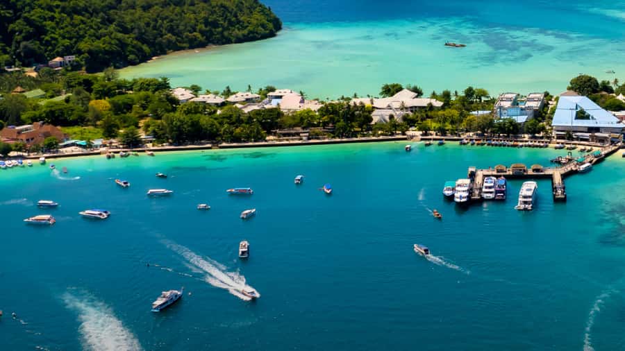 Phi Phi Island Highlights: Cruise, Snorkel & Buffet Lunch - Snorkeling and swimming for 1.5 hours