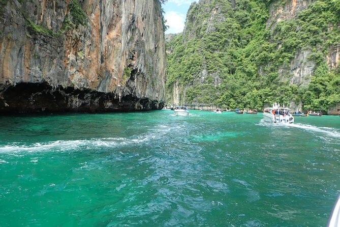 Phi Phi Island Viking Cave Monkey Beach Khai Island Tour from Phuket - Swimming in Pileh Lagoon
