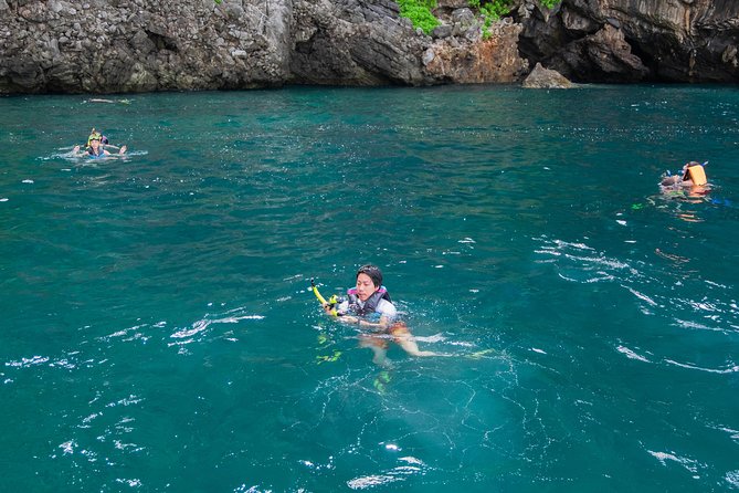 Phi Phi Islands Adventure Day Trip w/ Seaview Lunch by V. Marine - Maya Bay and the limits of the famous beach