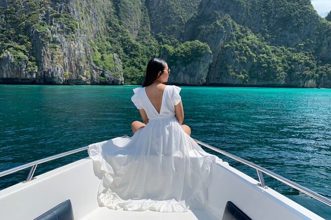 Phi Phi , Khai & Maya : Unforgettable Island Hopping by Speedboat - Pileh Lagoon is the best swimming setting