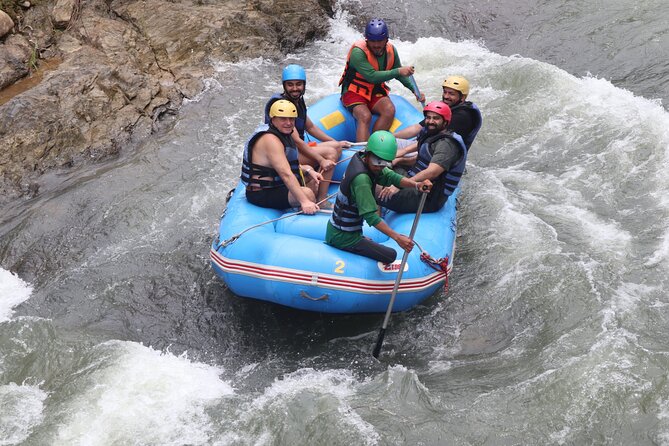 Phuket Adventure with White Water Rafting, Monkey cave and Zip Line+Optional ATV - Safety briefing before the 5-kilometer rafting run