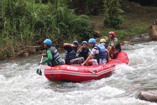 Phuket Adventure with White Water Rafting, Monkey cave and Zip Line+Optional ATV - Walking and swimming at Ton Pariwat Waterfall