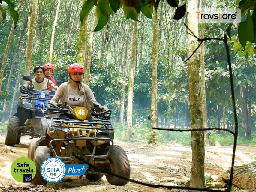Phuket ATV adventure & Safari Truck Ride - ATV trails first, Big Buddha afterward