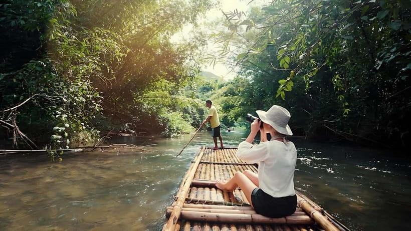 Phuket: Bamboo Rafting & ATV Ride (Optional) - Sea turtles at the conservation center