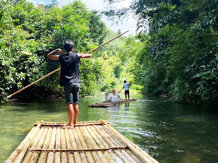 Phuket: Bamboo Rafting, Monkey Cave, and ATV Option - Guides, vehicles, and group rhythm
