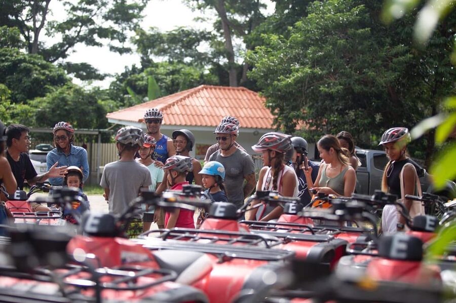 Phuket: Big Buddha Viewpoint ATV Tour and Zipline Adventure - Ziplining above the trees