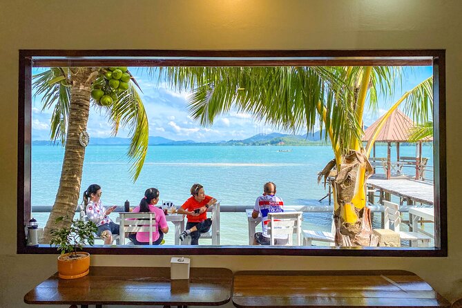 Phuket Coast to Coast Cycling Tour | Half Day Tour - Rubber plantations, palms, and views toward Phang Nga Bay