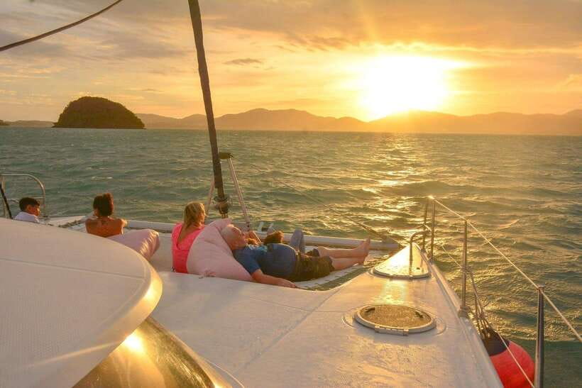 Phuket: Coral Yacht Boat Tour to Coral Island with Sunset - Setting out by yacht, catamaran, or speedboat