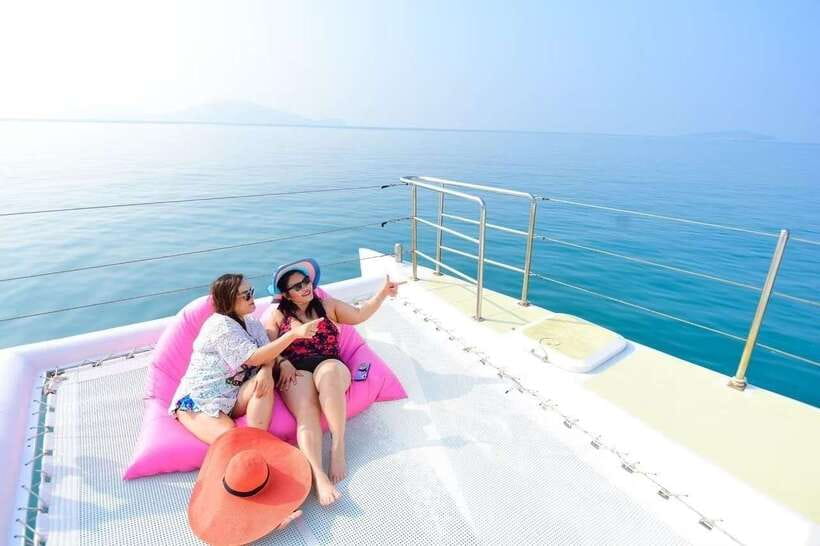 Phuket: Coral Yacht Boat Tour to Coral Island with Sunset - Promthep Cape at sunset