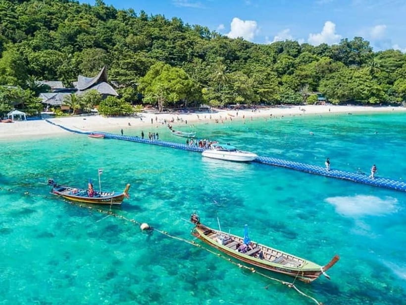 Phuket: Day Trip to Coral and Racha Island by Speedboat - Coral Island for lunch, beach time, and snorkeling