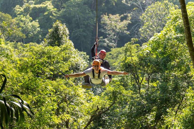 Phuket: Erawan Zipline Adventure with Ocean Views in Patong - Bridges, abseiling, and the extra obstacles