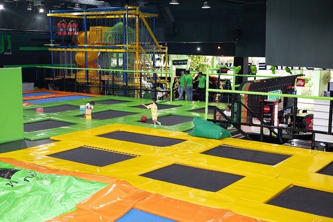 Phuket Full Day Froggy Fun Park Pass - Taking on the multi-level rope track