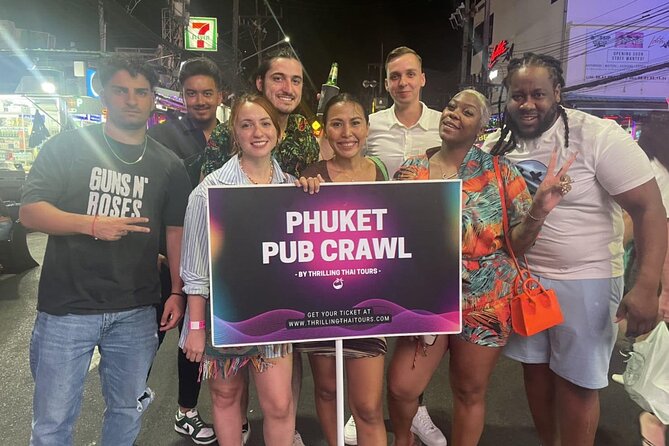Phuket Guided Pub Crawl - First bar: a quick shot and a social start