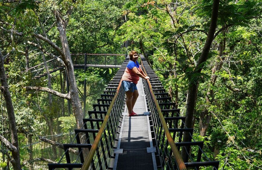Phuket: Hanuman World Zip Line Adventure - Rappels, bridges, stairs, and the roller
