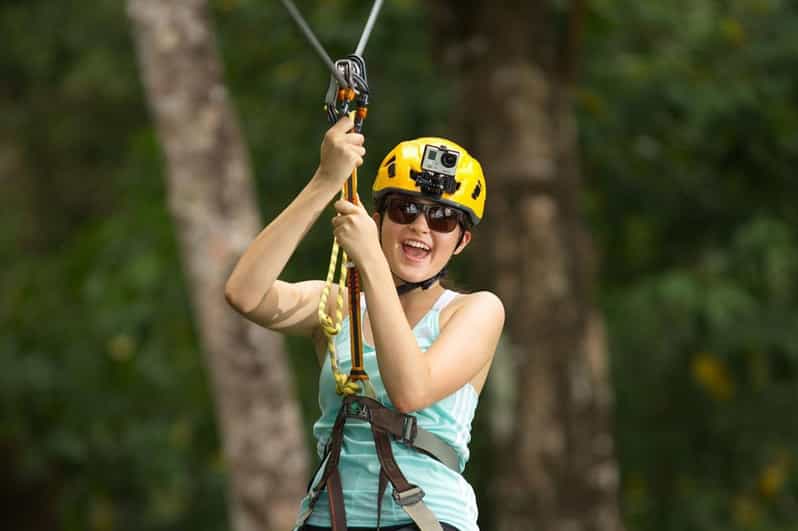 Phuket: Jungle Xtrem Adventures and Zipline Park - The obstacles: balance, swing, then zip