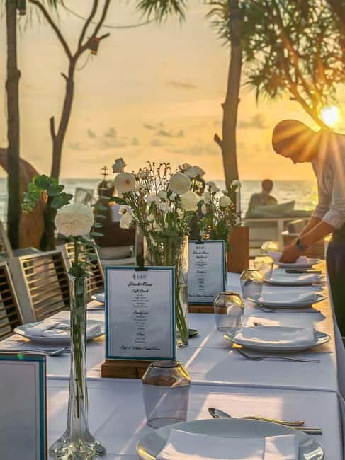 Phuket: Kudo Beach Club Entry with Set Menu - Picking the right table area