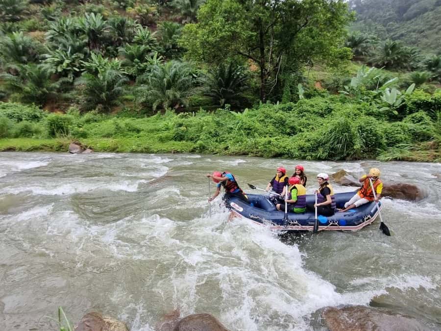 Phuket: Monkey Cave, Water Rafting, Zipline with ATV Option - The 5-kilometer white-water rafting run