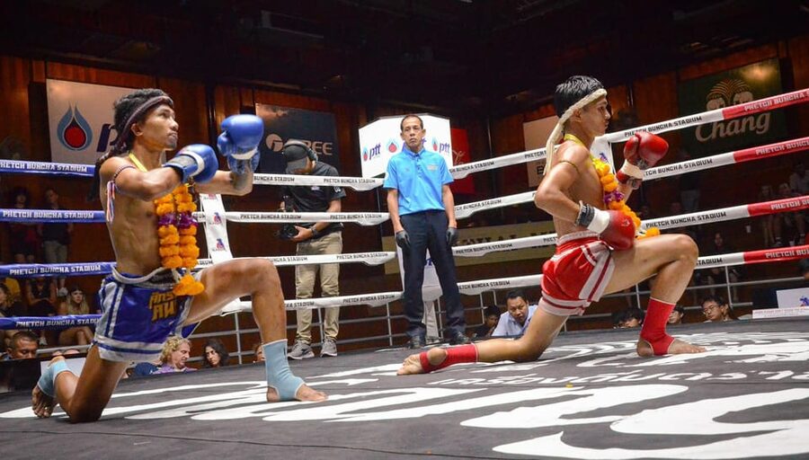 Phuket: Muay Thai Fight at Rawai MuayThai Boxing Camp - Thai and international fighters share the card