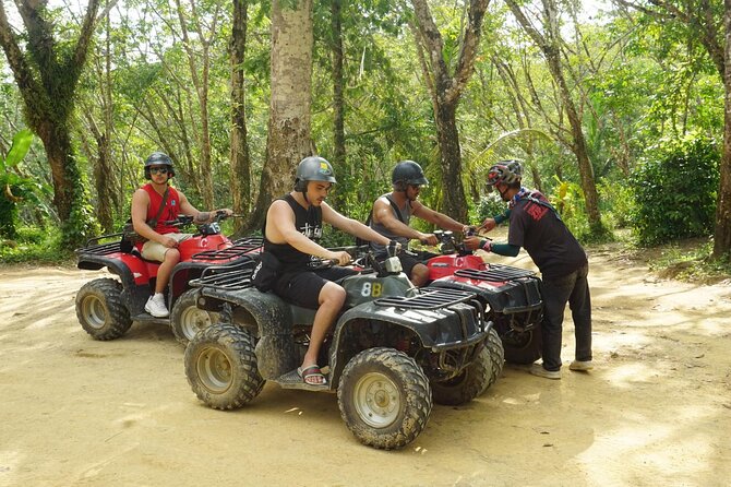 Phuket Paradise ATV and Zipline Experience - Clipping into the 18 or 32-platform zipline