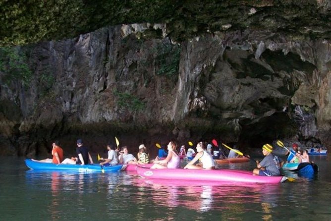 Phuket-Phang Nga Bay:James Bond-Canoeing Koh Hong By Big Boat LNH - Panak Island and the first cave passage
