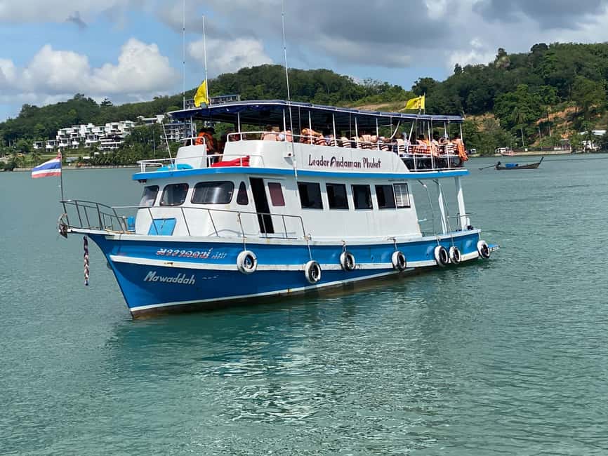 Phuket: Phang Nga,Hong & James Bond Islands by Big Boat - A calm start from Phuket to Ao Po Pier