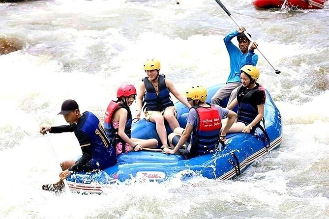 Phuket-Phang Nga: White Water Rafting 7 km.-Zipline-ATV-Lunch - The 150-meter flying fox at 2:30 p.m.