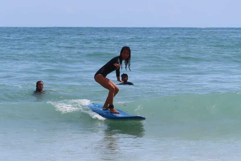 Phuket: Private Surfing Lessons at Beautiful Kata Beach - Moving from practice to catching a wave