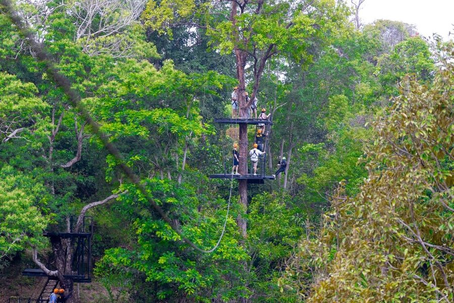 Phuket: Rainforest Eco Zipline Expedition - A short rainforest ride with a choice of three courses