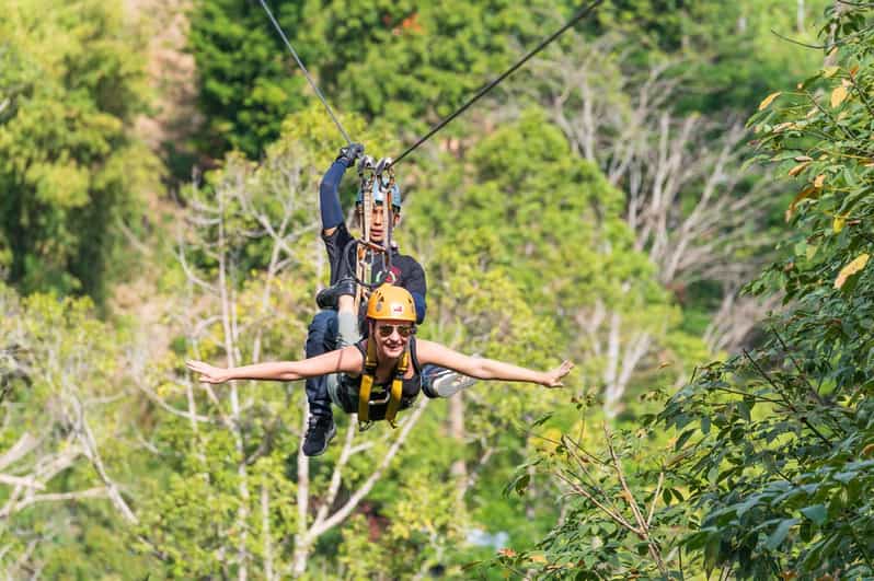 Phuket: Rainforest Eco Zipline Expedition - Flying over the old trees