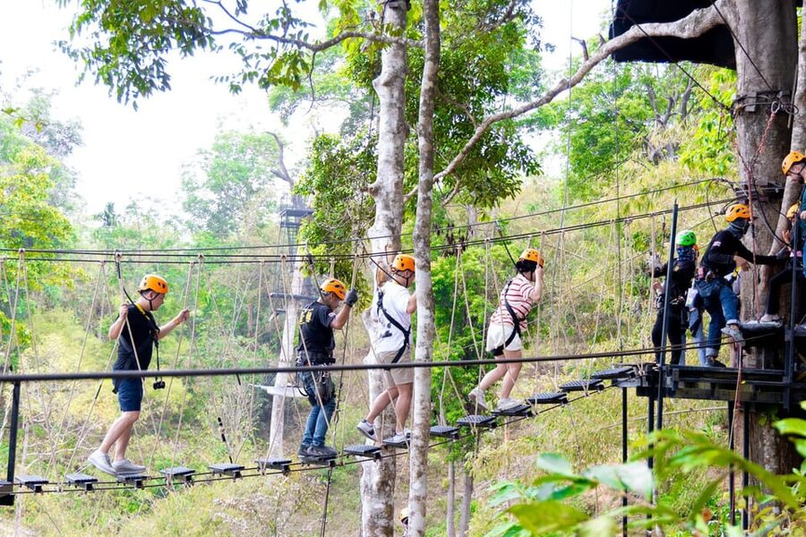 Phuket: Rainforest Eco Zipline Expedition - Registration, equipment, and the first safety briefing
